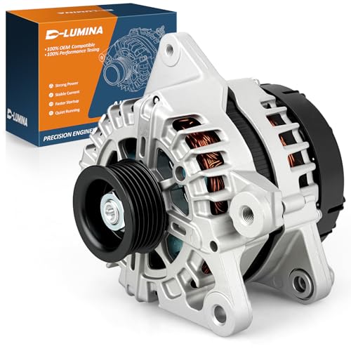 Image of High Output Alternator Compatible with Hyundai Tucson 2016-20212.0L, Kia Soul 2017-2019 2.0L 12V 150A 6-Groove Pulley Clockwise Replace 37300-2E820 21002 373002E820