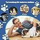 PCpetclear Fellpflegetücher Pflegetücher für Hunde & Katze Reinigung und Desodorierung Hypoallergener Dicker Tücher, Ohne Duft Einweg-Reinigungshandschuhe für Haustiere (10-Stück/Packung)