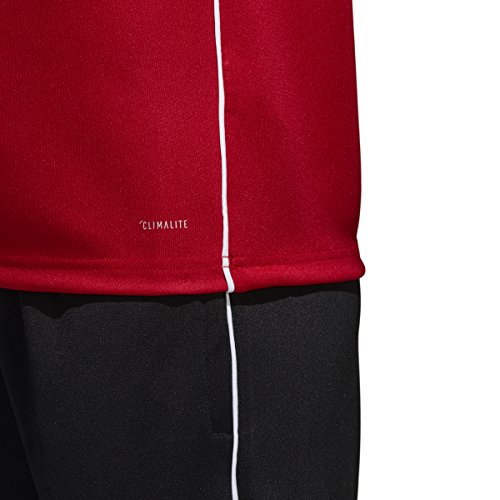 adidas Women's Core 18 Training Top, Power Red/White, Large