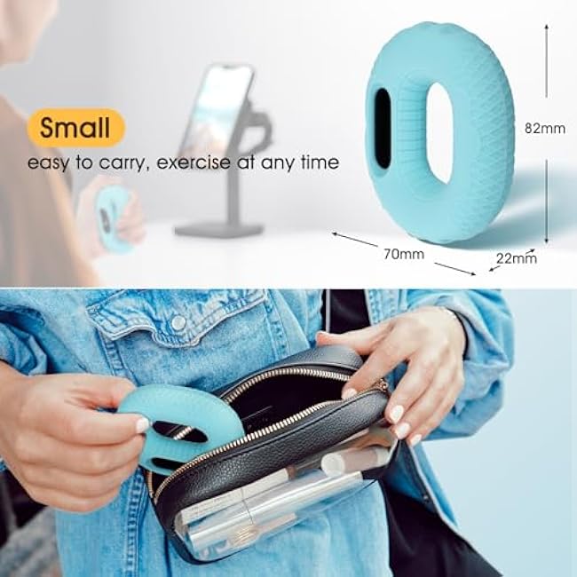 Grip strength trainer Hand grip strengthener with Time -down and pages, exercise your arms, Wrist,Entertainment and Release Stress Coexist