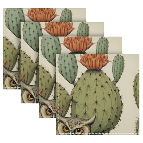 Servilletas de Tela ALAZA Set 6, Multicolor 20 x 20 pulg miniatura 5