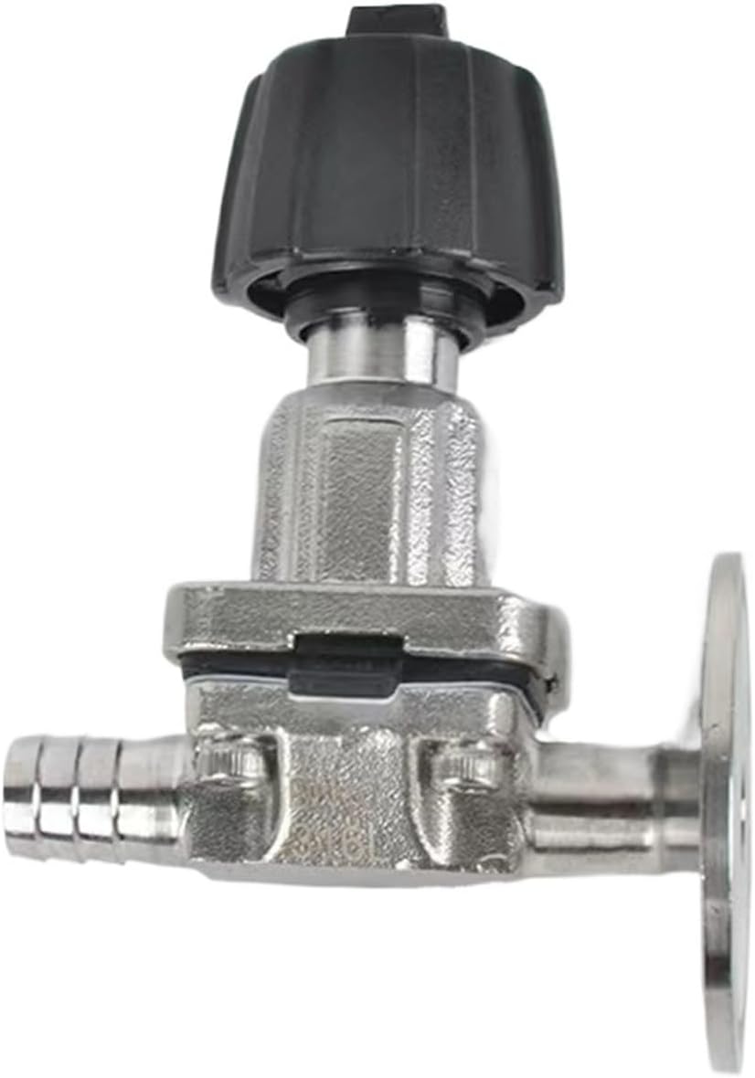 1/2" Tri Clamp OD 50.5mm Sanitary Diaphragm Sampling Valve Stainless Steel 316 Water Oil