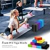 20 Pcs Foam EVA Yoga Blocks Lightweight Yoga Bricks Non Slip Supportive Foam Blocks Prop Accessories for, Pilates, Stretching and Meditation, Women Men Yogi Beginners (Multicolor)