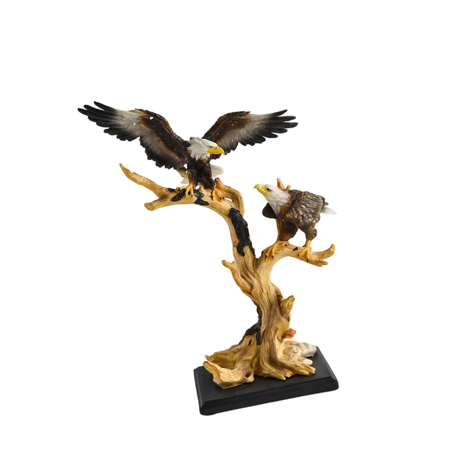 TQUXNGA Magnificent Hawks Statue Decors Yard Art Decors Animal Sculpture Bald Figurines Ornament Home Garden Decorations Bald Statues