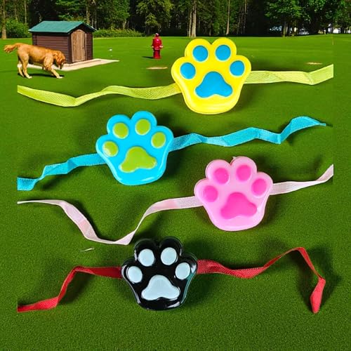 Image of Paw Rakhi Combo for Your Loved Pets | Rakhi for Dog /Cat | Sharpner | Free Tilak Set | PoPo Toys | Assorted Color (Any 2)