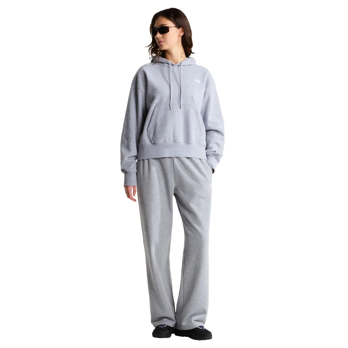The North Face Damska bluza z kapturem Essential Simple Dome Boxy Os, TNF Pale Grey Heather, L