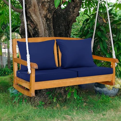 Comcaver PFCA-2424-NAVY Outdoor Chair Cushions 24X24 Inch, Waterproof Fade Resistant Deep Seat And Backrest Cushion Set For Patio Furniture thumb #8