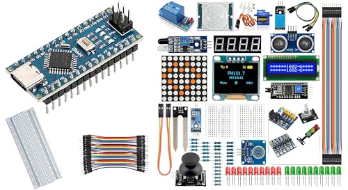 YMS PARTS Arduino�p����Z�b�g �X�^�[�^�[�L�b�g NANO�݊��{�[�h �d�q�H��E�����L�b�g �Z�b�g�i (2)