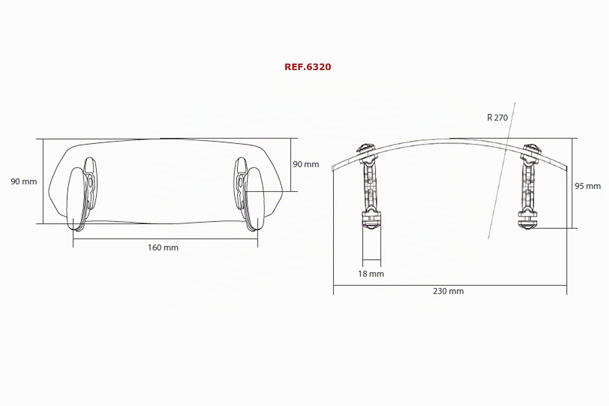 Puig 6320W Multiverstellbarer Clip-on Windabweiser für Motorradscheiben mit Positionsverstellung und robustem Design zur Verbesserung des aerodynamischen Schutzes, Transparent