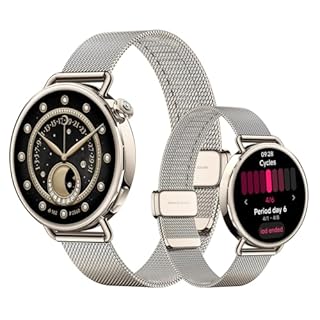 Xiaomi Watch S4 41mm: smartwatch compatto ultra-leggero da 32g, previsione ciclo, controllo della salute con un tap,150+modalità sportive, funzioni sicurezza, HyperOS 3, cinturino milanese Sunset Gold