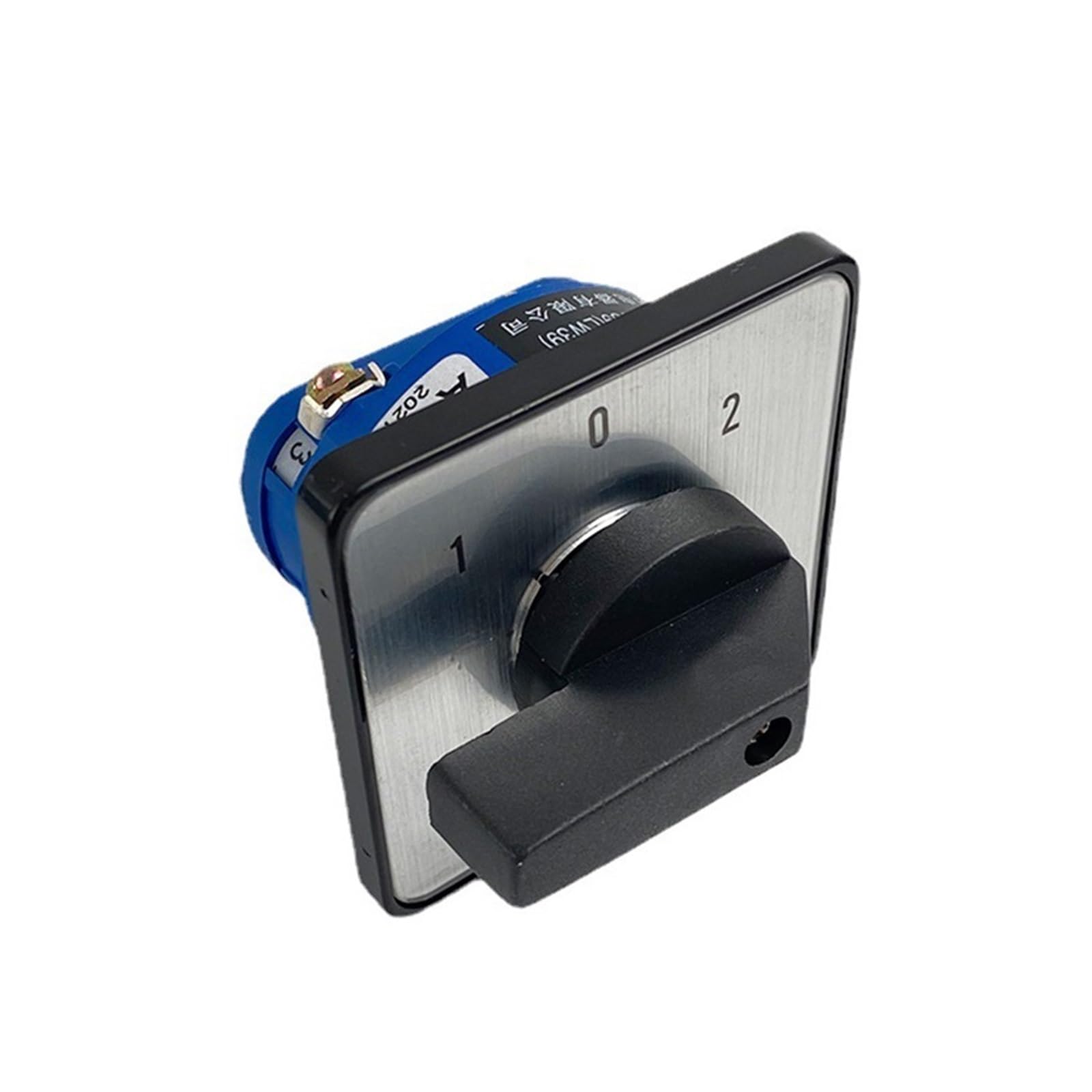 LHNBGTUIW Rotary Cam Switch 16A 690V 3 Position 1-8 Poles Control Dual Power Changeover Interruptor Silver Contact LW39A-16 Series(1P)