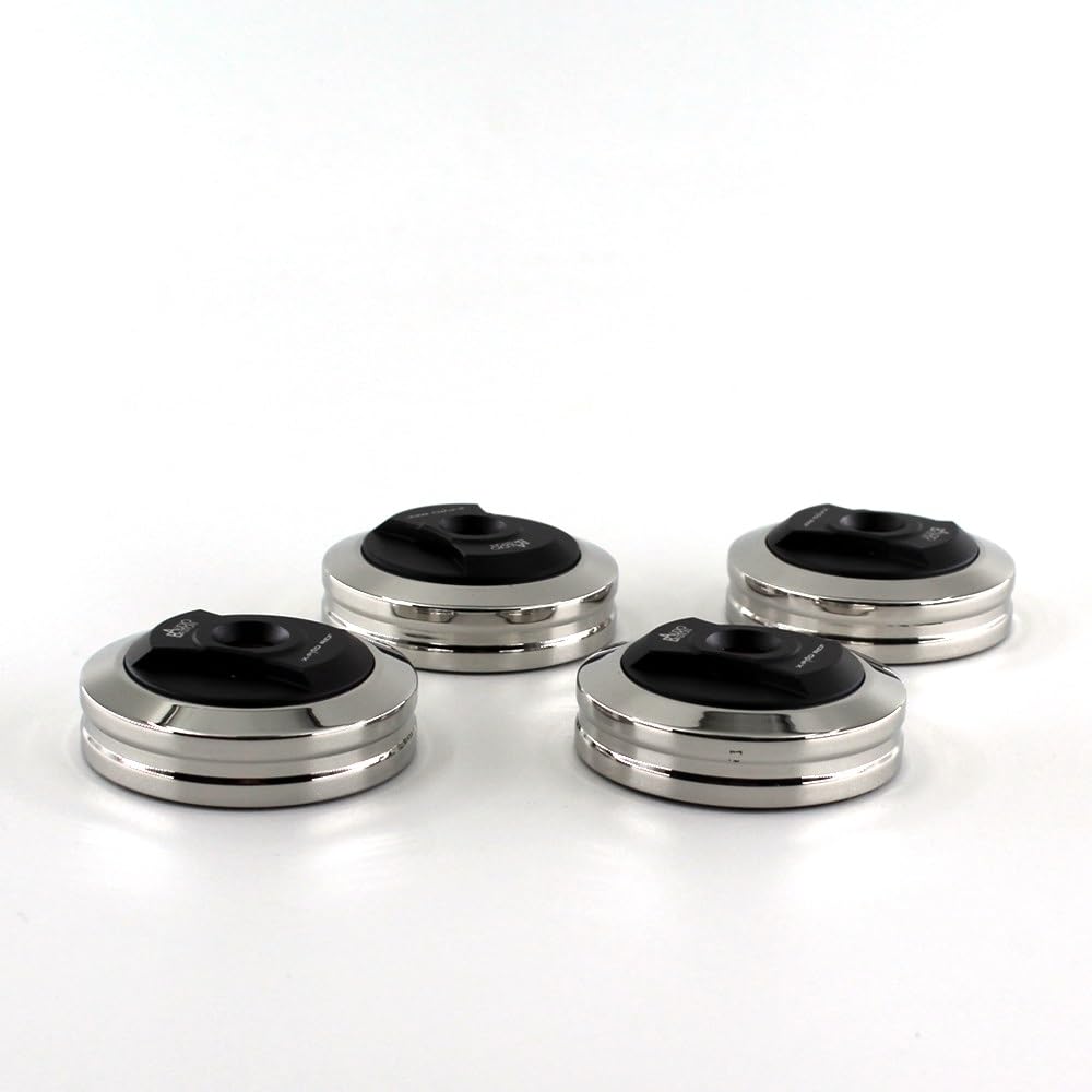 4PCS High-End HiFi Audio Altoparlanti Amplificatore Preamplificatore DAC Lettore CD Anti-Shock Ammortizzatore Piede Piedini Pad Assorbimento delle Vibrazioni Spike(Tempo PAO III)