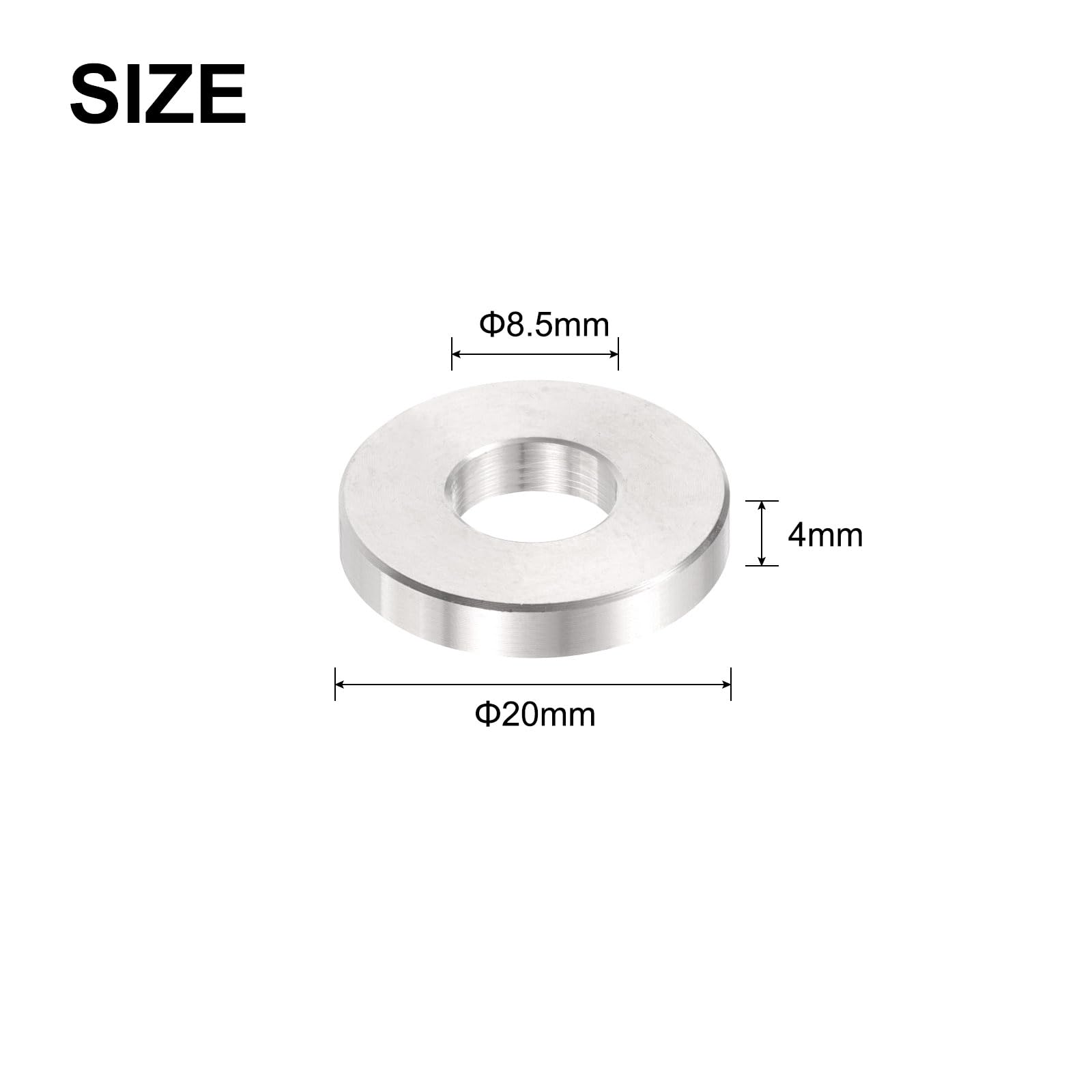 V2A Edelstahl Abstandshalter 13 mm x 20 mm - 100er Pack V2A Edelstahl Abstandshalter 13 mm x 20 mm - 100er Pack