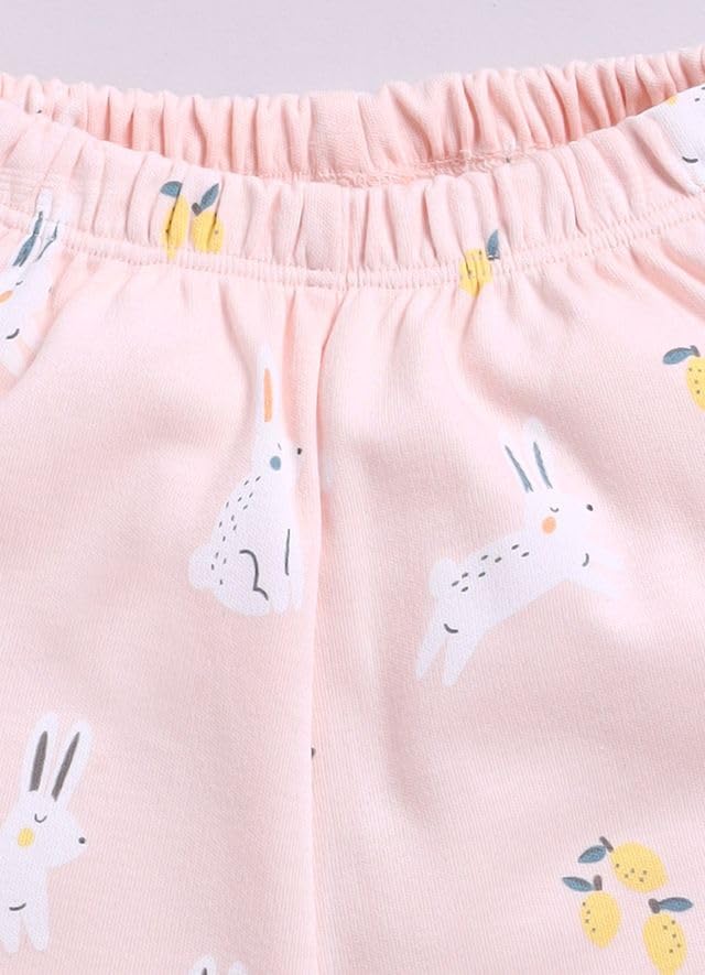 Image of BABY GO Baby Boys & Baby Girls Clothing Set | Summer Co-Ord Set for Baby | Printed 100% Cotton Half Sleeve T-Shirt & Shorts Combo | Soft Cotton Casual Wear Outfit for Infants & Toddlers Pack of 2