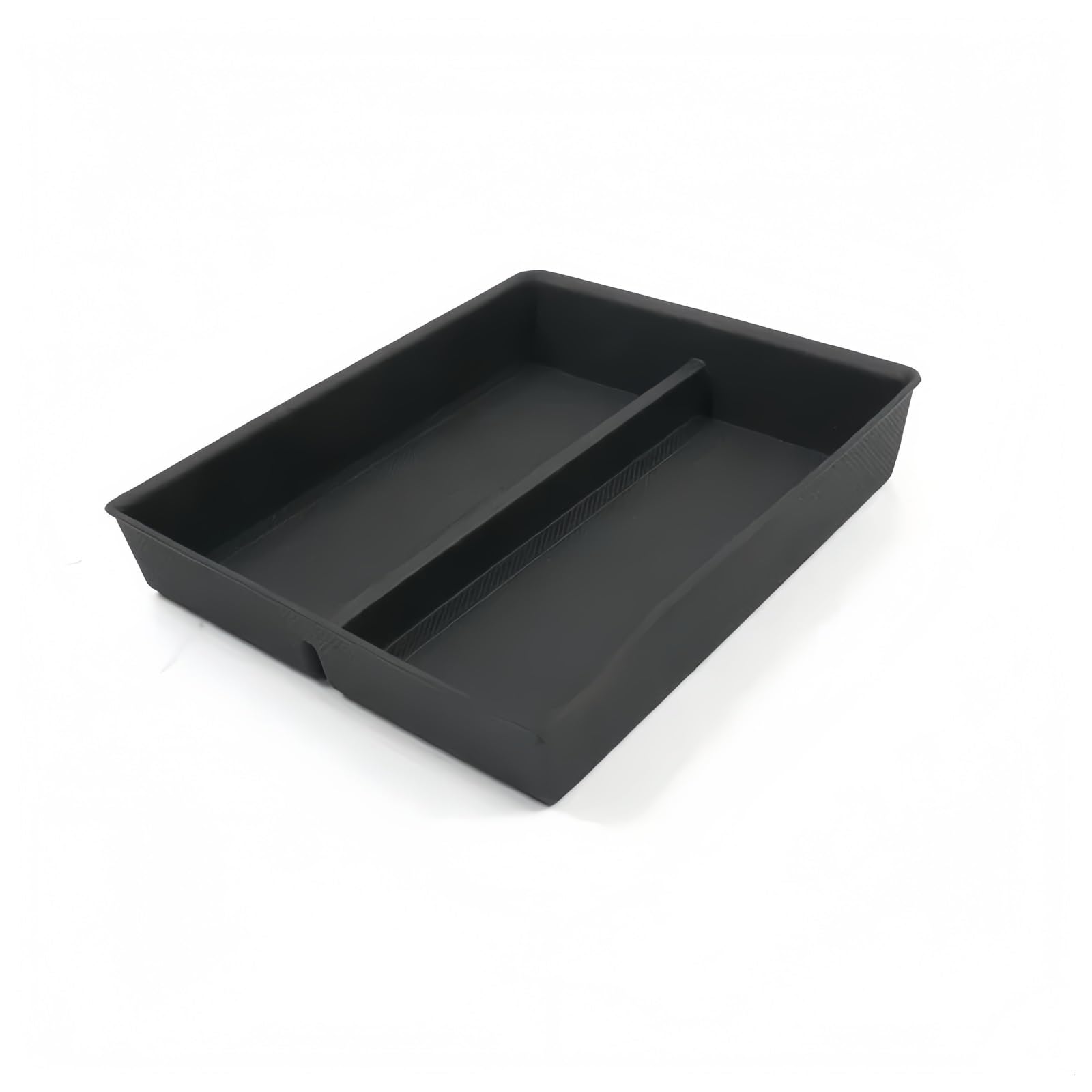 bssyung Center Console Organizer For Tesla for Model 3 Highland 2024 Center Console Storage Box Organizer Tray Armrest(Central Lower Black)
