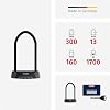 ABUS Granit XPlus 540 U-Lock - Bicycle Lock with XPlus Cylinder - ABUS Security Level 15 - Black/Grey