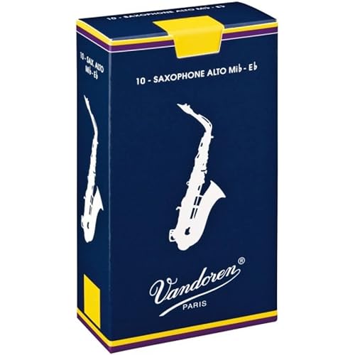 Vandoren SR2135 Alto Sax Traditional Reeds Strength 3.5; Box of 10