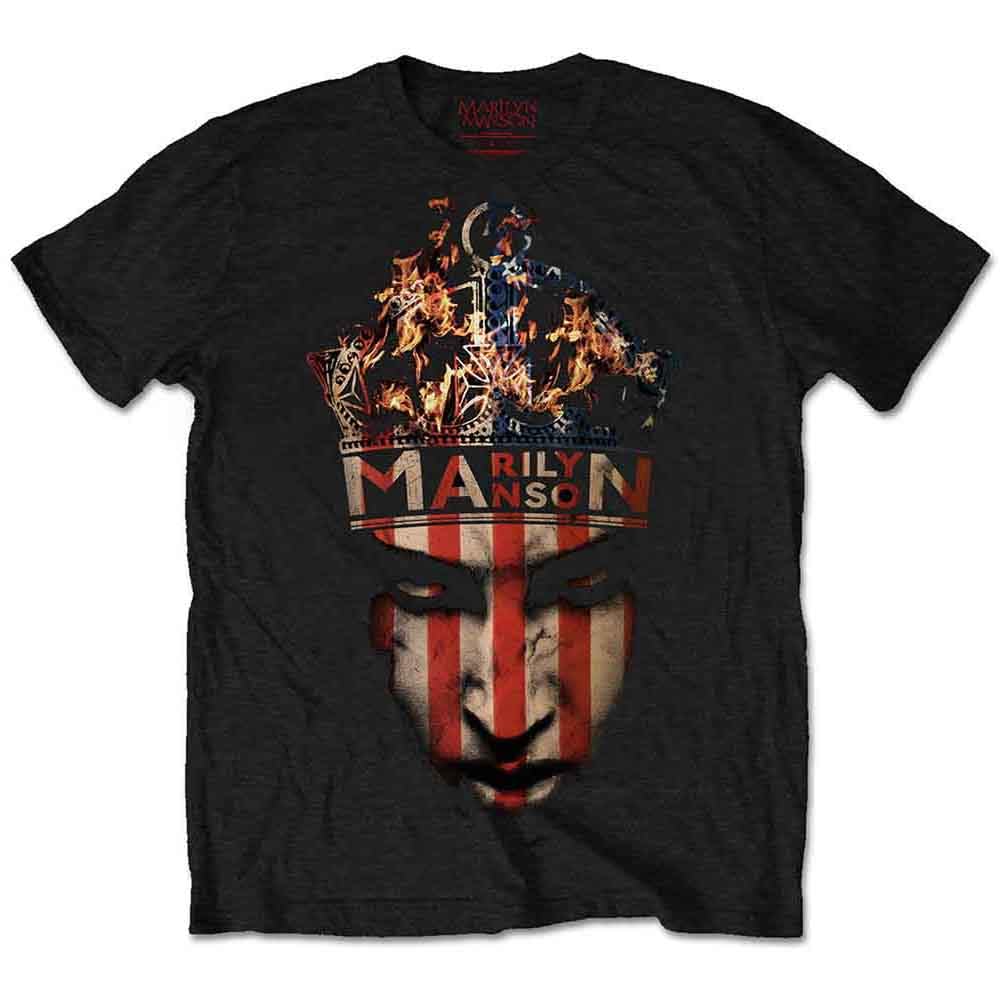 Rock Off officially licensed products Marilyn Manson Crown T Shirt XXL Black