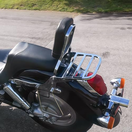 XMT-MOTO Chrome Sissy Bar Set