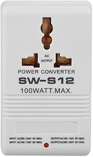 Voltage Converter - Power Plug Adapter 100W 110V/120V to 220V/240V Step-Up and Down Voltage Converter Transformer Travel Voltage Power Converter (CN standard plug）