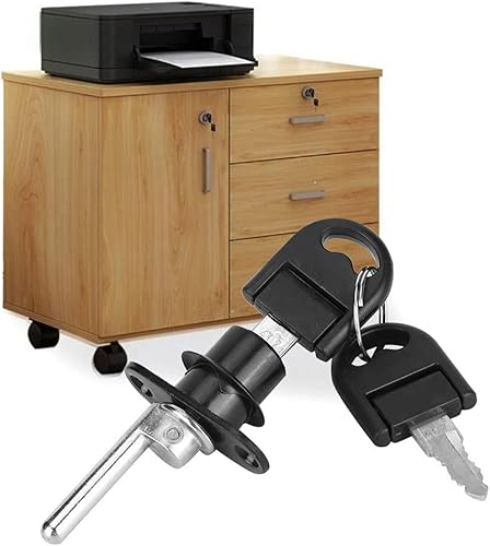 Miniatura 2 de Cerradura de émbolo de armario de escritorio, 2 piezas, armario de archivador con llaves, seguridad de oficina, accesorios de muebles de bricolaje