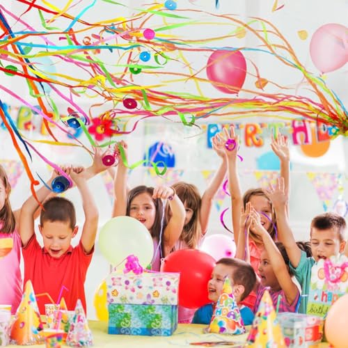 Serpentins en papier robustes pour anniversaire : lot de 30 suspensions - 6