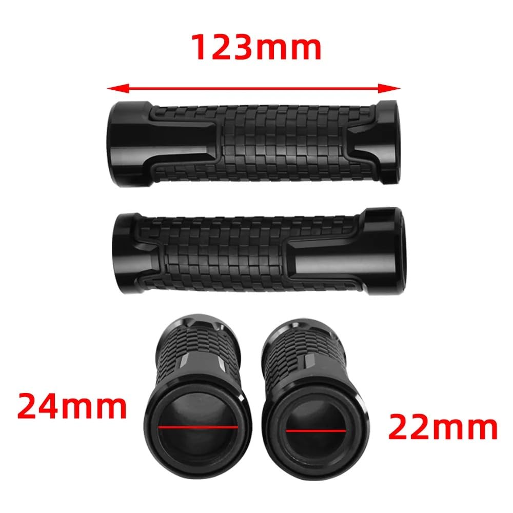 7/8 "22mm Universale Maniglia Moto Manubrio Mano Bar Grip Per CB 599 CB 600 CB599 CB600F HORNET 1998-2006 2003 2004 Titanio