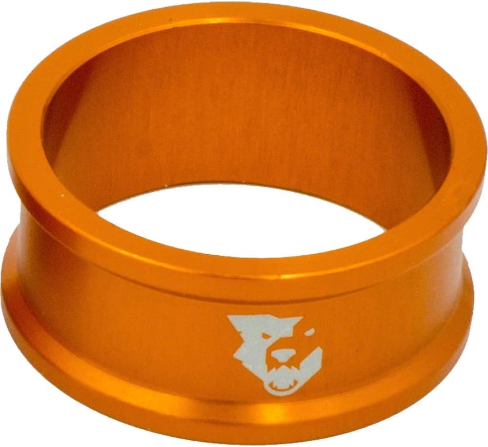 Wolf Tooth Components Precision Headset Spacer - 5-Pack Orange, 15Mm
