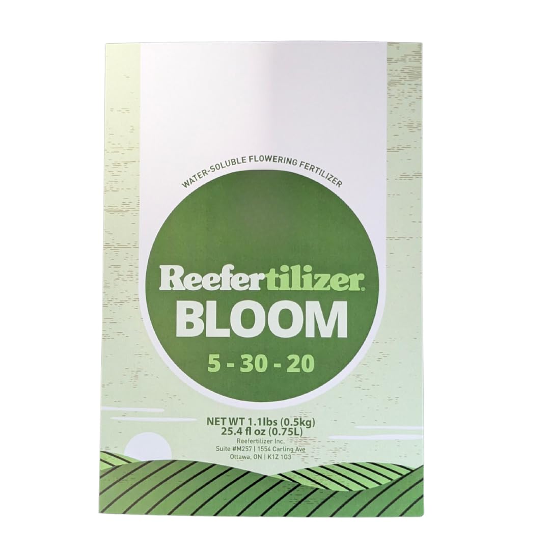 Reefertilizer® Bloom - NPK + Micronutrients for Plants in Flower | 1.1lb Canadian Dry Powder Fertilizer Flowering Nutrients Bloom Booster | 160 Feeding or up to