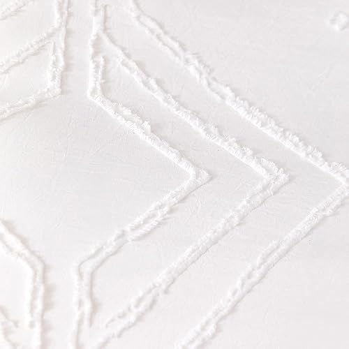 Miniatura 9 de Slumber Dream Juego de funda de edredón de champán, tamaño King, 2 piezas, funda de edredón estilo bohemio, suave y bordado, para todas las