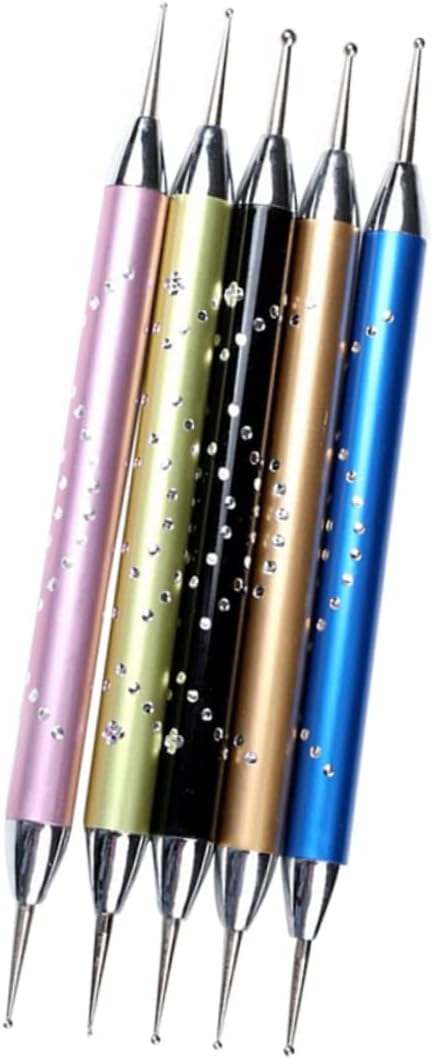 Tofficu 10pcs Complete Cake Decorating Tools Dotting Pen Embossing Pen Tracing Stylus Set for Cake Fondant Random Color