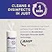 Oxivir Diversey Tb 5388471 Ready-to-Use Disinfectant Cleaning Wipes, Accelerated Hydrogen Peroxide, Large 7x8-Inch Sheets, 60-Wipes, 1-Slim Canister