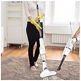 Cordless Stick Vacuum, 2-in-1 Handheld Vacuum Cleaner with 30 Mins Long Runtime, Lightweight...