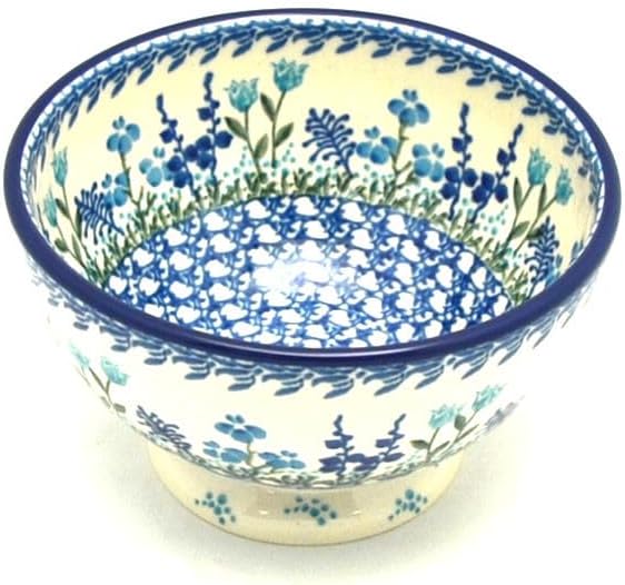 Polish Pottery Bowl - Pedestal - Small - Little Gems