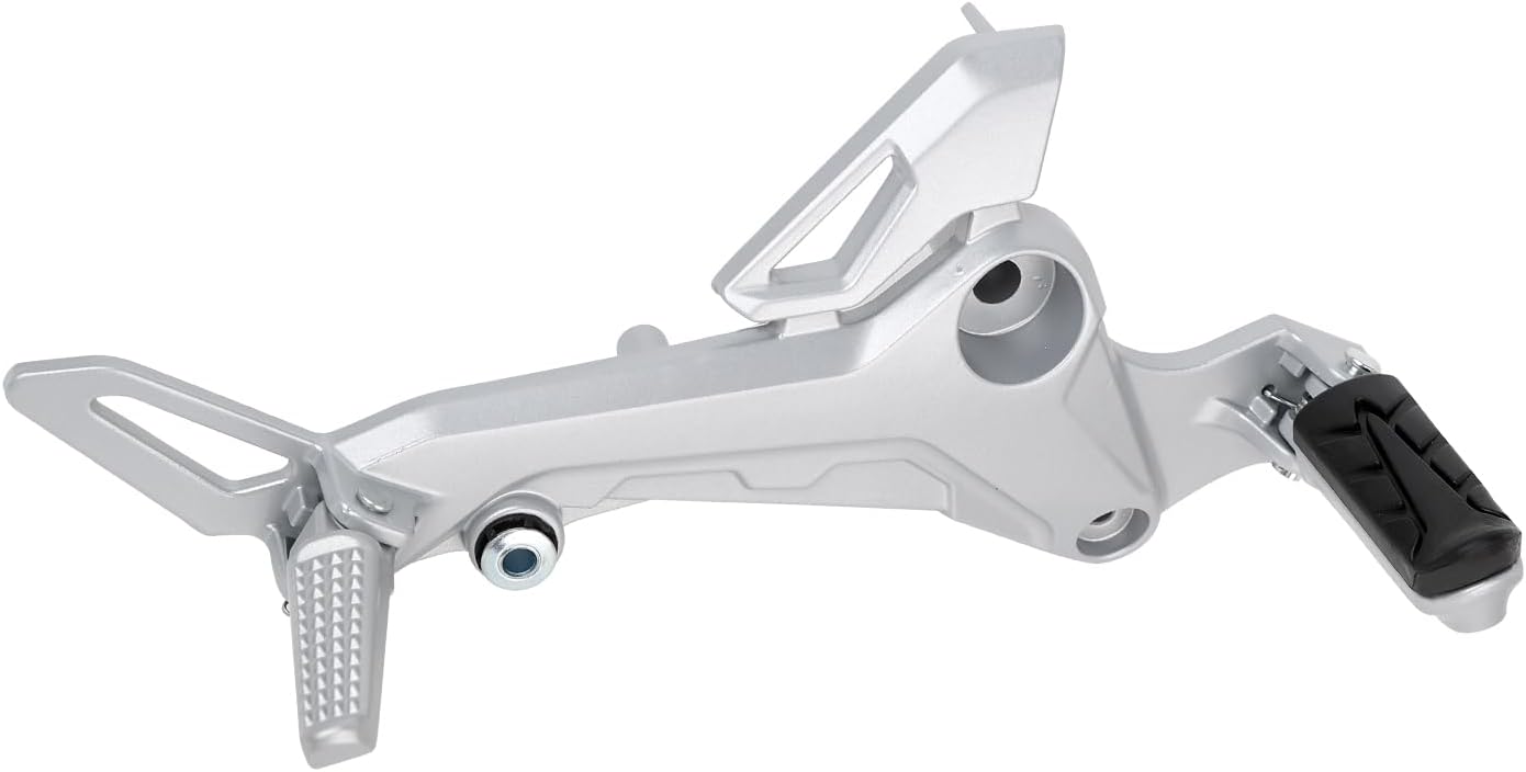 Mokuo Motorcycle Right Side Footpegs Pedal Footrest Assembly in Aluminum Alloy Compatible with Honda Grom Msx125 SF 2017-2020 Parts, Right Side