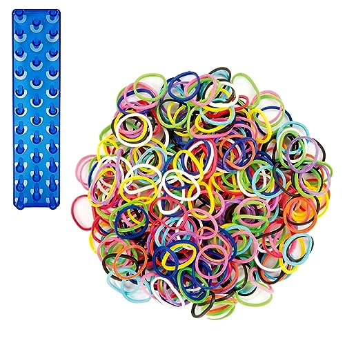 Elrozo Loom Bands Set mit ca. 9000 bunten Gummibändern