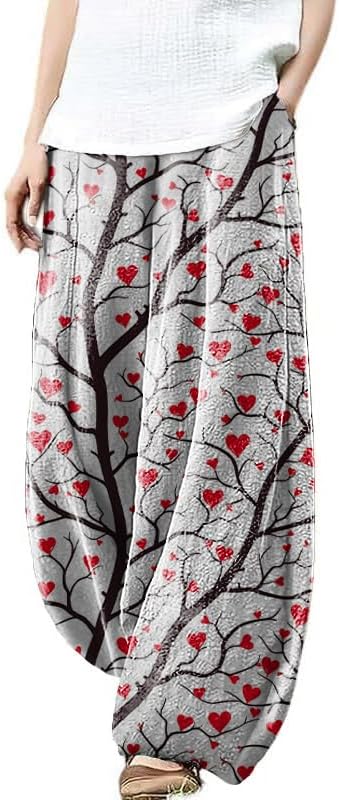 Japanese Art Style Harem Pants for Women 2025 Fashion Summer Causal Wide Leg Elastic Waist Lantern Pants with Pocket