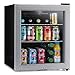 Price comparison product image Subcold Super50 LED  Mini Fridge | 50L Beer, Wine & Drinks Chiller | LED Light + Lock & Key | Energy Efficient (Silver)