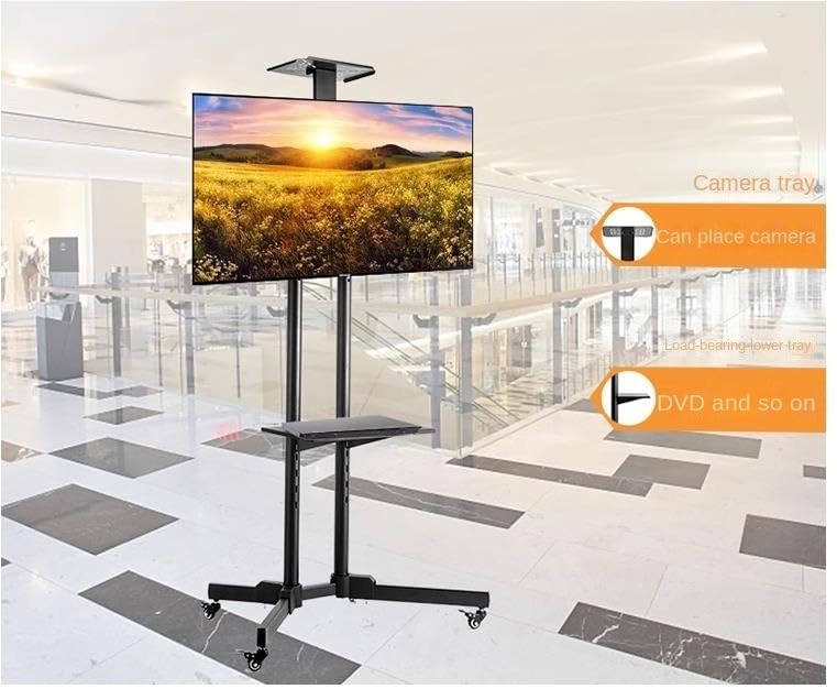Soporte Universal para TV de 32-65 Pulgadas con Ruedas miniatura 6