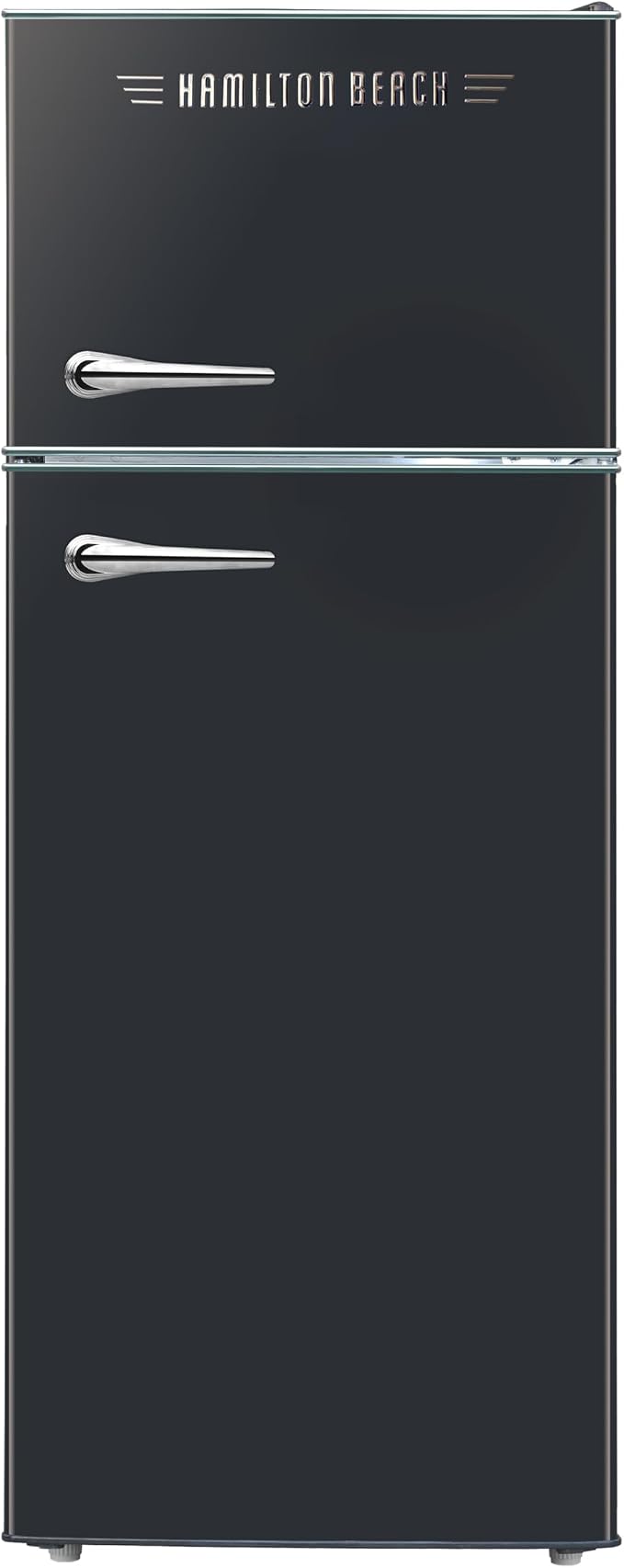Hamilton Beach HBFR786BLACK6COM 2 Door Apartment Size Refrigerator with Freezer,