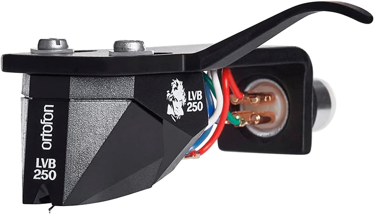 2M Black LVB Premounted Pickup Mounted on SH-4 Black Headshell