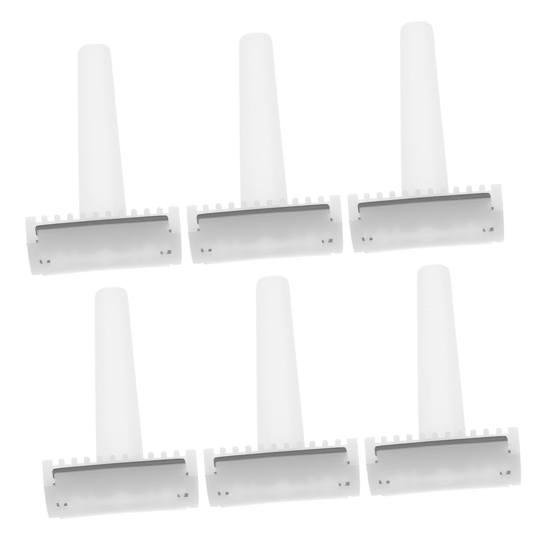 Beatifufu Manual Hair Removal Shaver for Women 10 Pcs Disposable Razors Double and Compact for Body Face Hair