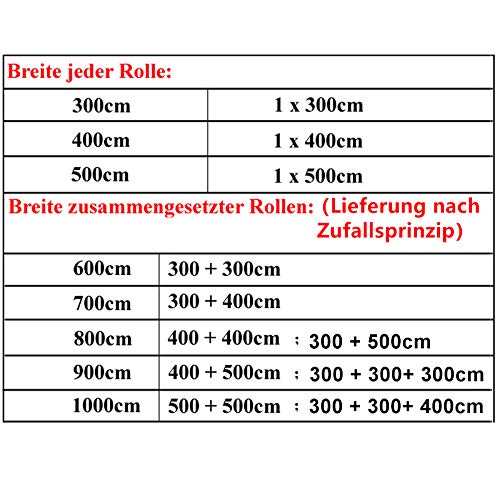 SWANEW PVC Sichtschutzmatte Sichtschutz Garten Sichtschutzzaun Sichtschutzn Balkon Zaun, UV-beständig Sichtschutz für… – Bild 7