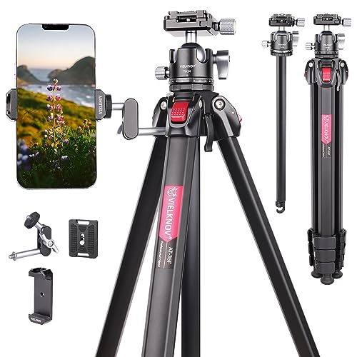 カメラ 三脚 4段 1670ｍm 耐荷重12kg コンパクト 自由雲台 アルミ製 Amazon | SmallRig カメラ三脚170cm コンパクト三脚4段調整 三脚