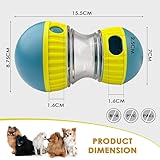 MeoZynxadril Interaktives Hundespielzeug - Intelligenz Puzzle Futterspender, Rollender Leckerli Spender zur Futterausgabe für Mittelgroße und Kleine Hunde