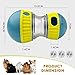 MeoZynxadril Interaktives Hundespielzeug - Intelligenz Puzzle Futterspender, Rollender Leckerli Spender zur Futterausgabe für Mittelgroße und Kleine Hunde