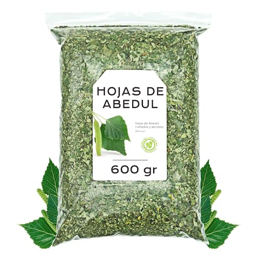 Infusión de Abedul 600 gr - Té de Abedul Adelgazante - Hojas Abedul - Infusiones Abedul - Infusión de Hierbas (600 gr)