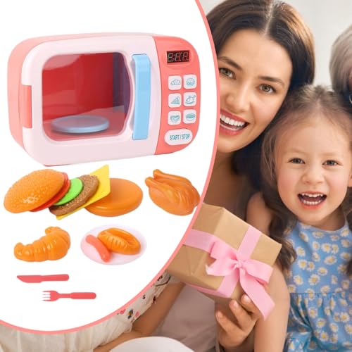 Micro-ondes jouet de cuisine avec son et minuteur interactif - 6