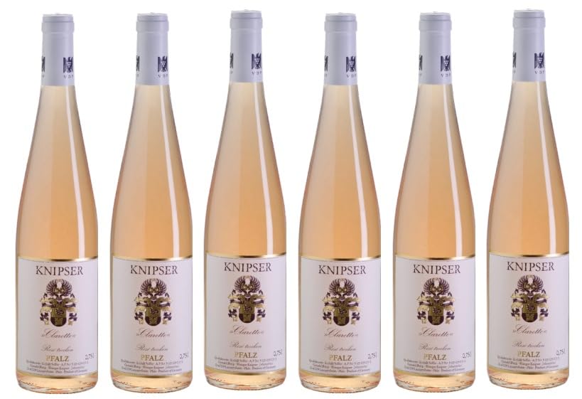 6x 0,75l - Weingut Knipser - Clarette - Rosé - VDP.Gutswein - Qualitätswein Pfalz - Deutschland - Rosé-Wein trocken