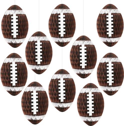 Suspension football en nid d'abeille Jacyan lot de 10 pièces en papier pliable